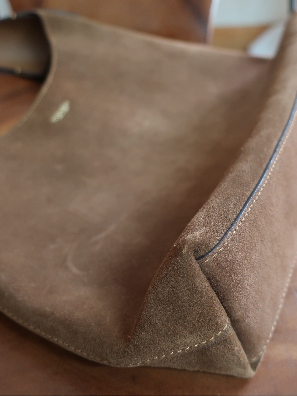 COACH Brown Suede Shoulder Hobo Bag - Picture 4 of 16